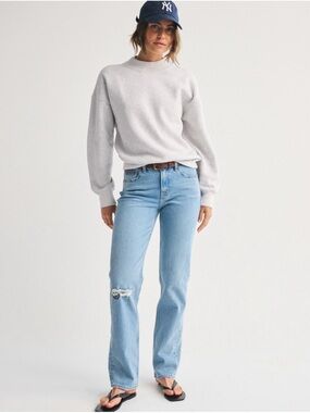 Abercrombie Sunday Mockneck Crew